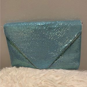 Urban Expressions Blue Holographic 2 in 1 Purse